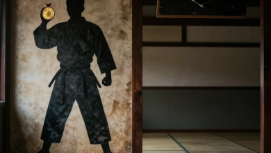 مجید اقابابایی در حال تحلیل وضعیت کاراته اصفهان (تصویر نمادین)